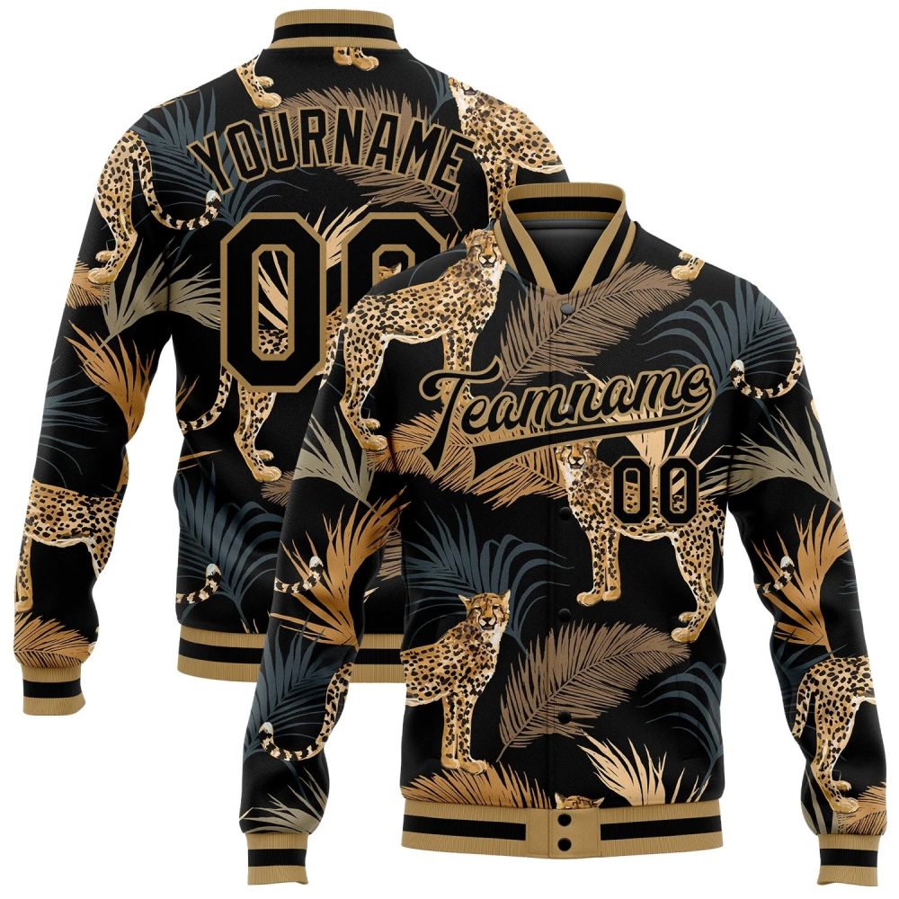 ART # TIVJ-103 Varsity Jacket With Front Snaps and Bottom, Cuff RIB