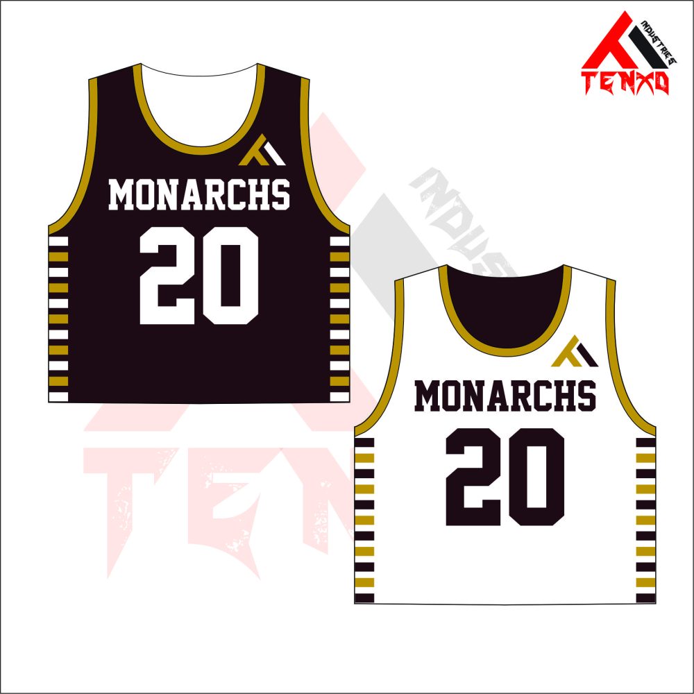 ART # TI-606-Lacrosse Reversible Wide Shoulder Jerseys