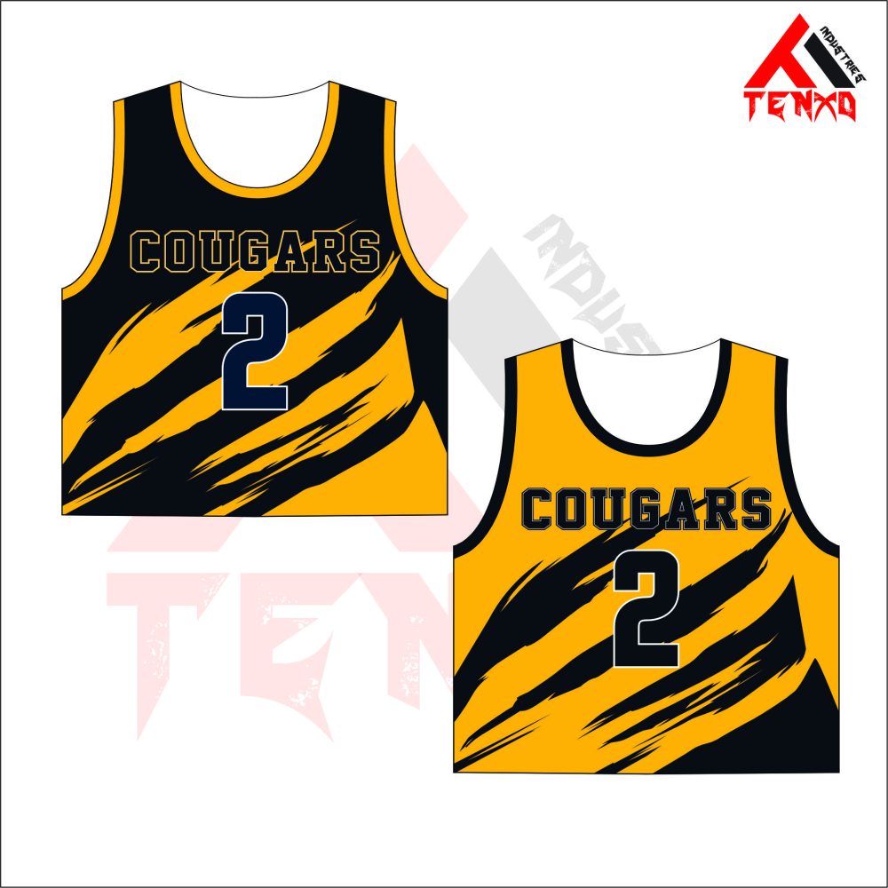 ART # TI-607-Lacrosse Reversible Wide Shoulder Jerseys